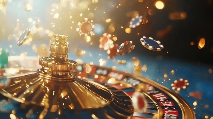 Live roulette table on pop77 login with dealer and HD video stream